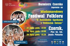 <b> CZERSK. Międzynarodowy Festiwal Folkloru `Kaszubskie Spotkania z Folklorem Świata` - ZAPROSZENIE </b>