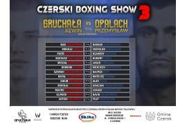 <b> CZERSK. Fight Card - 3. Czerski Boxing Show już wkrótce! (OSTATNIE BILETY) </b>