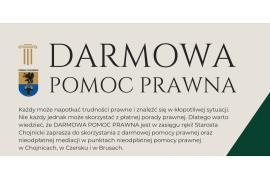 <b>DARMOWA POMOC PRAWNA. CZERSK, BRUSY, CHOJNICE (TERMINY, KONTAKT)</b>