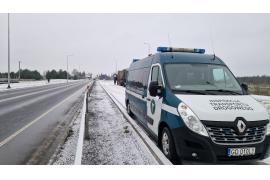 <b> GM. CZERSK. Inspekcja Transportu Drogowego przeprowadza kontrole pojazdów na rogatkach Rytla (ZDJĘCIA) </b>
