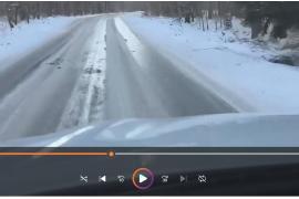 <b>GM. CZERSK. `Lodowisko na drodze. Brak słów.` APEL do włodarzy (WIDEO)</b>