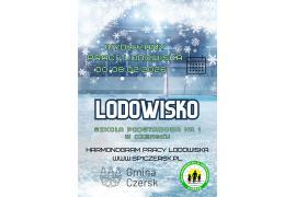 <b>CZERSK. Lodowisko otwarte do 8 lutego - wydłużenie terminu (HARMONOGRAM) </b>