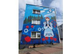 <b>Kolejny mural wykonany przez Marka Kłosowskiego i Rafała Ktoskiego</b>