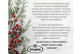 <b>ŻYCZENIA ŚWIĄTECZNE od SKLEPY KACZYŃSKI CZERSK</b>