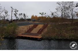 <b>Nadleśnictwo Czersk ukończyło budowę przystani w Konigorcie <br>na Wielkim Kanale Brdy</b>