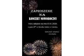 <b>KONCERT NOWOROCZNY <br>- zaprasza społeczność i sympatycy LO w Czersku</b>