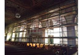 <b>CZERSK. Kościół w Czersku. Kończymy prace w transepcie i ruszamy z nawą główną</b>