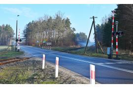 <b>GM. CZERSK. Konserwacja urządzeń – przejazd kolejowy w Malachnie. Trasa Czersk - Karsin</b>