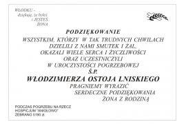 <b>PODZIĘKOWANIE</b>
