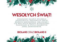 <b>ŻYCZENIA ŚWIĄTECZNE od Firmy BIOLAND oraz BIOLAND II</b>