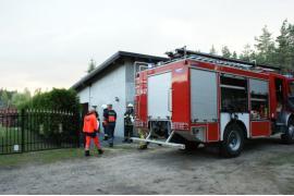<b>Interwencja straży pożarnej w rejonie ul. Tucholskiej</b>
