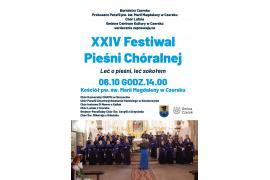 <b>CZERSK. XXIV Festiwal Pieśni Chóralnej. ZAPARASZAMY (PROGRAM)</b>