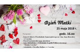 <b>Dzień Matki w Czersku - zaproszenie</b>