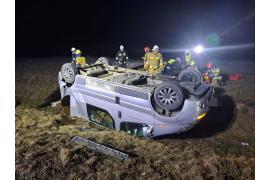 <b>AKTUALIZACJA - wstępne ustalenia policji. Zderzenie samochodów na DK22. Odcinek Jeziorki – w kierunku Krojant (ZDJĘCIA)</b>