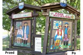 <b> CZERSK.  Odnowione tablice cieszą wzrok spacerowiczów (ZDJĘCIA) </b>