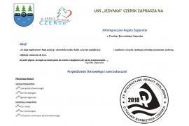<b>XX Integracyjne Regaty Żeglarskie <br>o Puchar Burmistrza Czerska - zaproszenie</b>