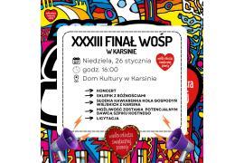 <b>33. Finał Wielkiej Orkiestry Świątecznej Pomocy. CZARNA WODA, KARSIN (PROGRAM) </b>