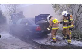 <b>Pożar samochodu w Czersku (ZDJĘCIA)</b>