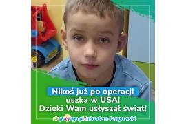 <b>Nikodem z Czarnej Wody już po operacji lewego uszka w USA (PODZIĘKOWANIA)</b>