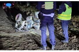 <b>GM. KARSIN. Wypadek podczas holowania quada – jedna osoba ranna</b>