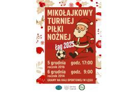 <b>GM. CZERSK. Mikołajkowy Turniej Piłki Nożnej w Łęgu 2025! ZAPROSZENIE</b>