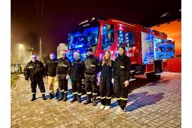 <b>GM. CZERSK. Mikołajki w OSP Rytel. Mikołaj dotarł świątecznym wozem strażackim, sam kierował! (ZDJĘCIA, WIDEO)</b>