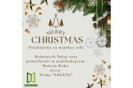 <b>ŻYCZENIA ŚWIĄTECZNE od FIRMY SAŁATA </b>