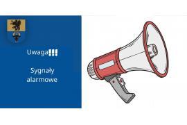 <b>Mogą być słyszalne krótkie, około 5-sekundowe dźwięki syren alarmowych – przegląd techniczny. Prośba o zachowanie spokoju</b>