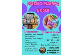<b>CZERSK. Sklep `PAKO`. Dzień z marką GOSBI. DEGUSTACJA - zapraszamy z pupilami! </b>