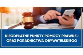 <b>Nieodpłatna pomoc prawna i obywatelska na terenie Powiatu Chojnickiego</b>