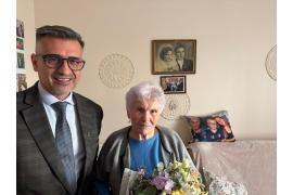 <b>GM. CZERSK. Piękny jubileusz 90. urodzin pani Jadwigi (ŻYCZENIA)</b>