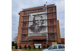 <b> CZERSK. Jan Matejko - nowy mural już prawie gotowy </b>