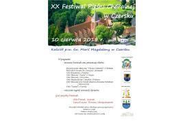 <b>XX Festiwal Pieśni Chóralnej <br>w Czersku - zaproszenie<br>(10 czerwca)</b>