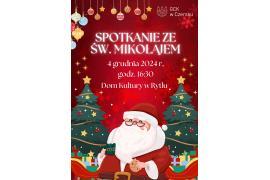 <b>GM. CZERSK. Wymianki Julianki i spotkanie z Mikołajem w Domu Kultury w Rytlu już 4. grudnia o 16:30! Zapraszamy dzieci wraz z opiekunami! </b>