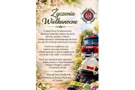 <b>ŻYCZENIA WIELKANOCNE od Ochotniczej Straży Pożarnej w Czersku</b>