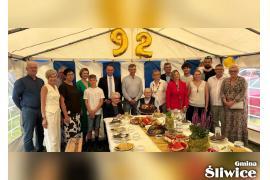 <b>GM. ŚLIWICE. 92. rocznica urodzin Wincentego Belickiego ze Śliwic stała się wyjątkową okazją do świętowania</b>