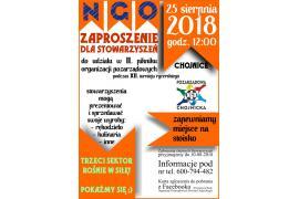 <b>Piknik Organizacji Pozarządowych 25 sierpnia 2018 r. - zaproszenie, pow. chojnicki</b>
