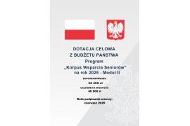 <b>GM. CZERSK. Korpus Wsparcia Seniorów 2025 – `Opieka na odległość`</b>
