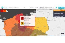 <b> POW. CHOJNICKI. Burze stopień: 3, upały. Ostrzeżenia meteorologiczne</b>