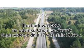 <b>GM. CZERSK. Burmistrz Czerska otrzymał smsa - przekazał informację dyrektora GDDKiA: Zakończenie przebudowy DKK22 w listopadzie br. (ZDJĘCIA, WIDEO)</b>