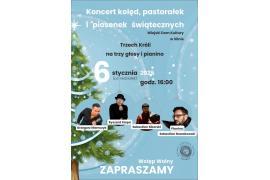 <b> POW. CHOJNICKI. Koncert kolęd, pastorałek i piosenek świątecznych - ZAPRASZA GRZEGORZ NIEMCZYK! </b>