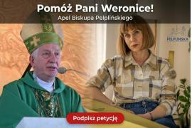 <b>CZARNA WODA. Apel Ks. Biskupa w sprawie Weroniki Krawczyk z Czarnej Wody (WIDEO)</b>