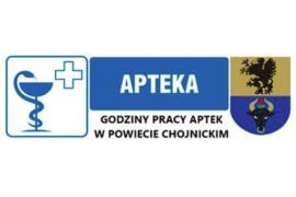 <b> POW. CHOJNICKI. Godziny pracy aptek w 2024 roku (HARMONOGRAM) </b>