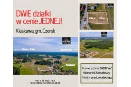<b>GM. CZERSK. Dwie działki w cenie jednej – idealne miejsce na Twój dom! (ZDJĘCIA, OFERTA)</b>