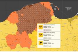 <b> POW. CHOJNICKI. Ostrzeżenia meteorologiczne przed intensywnymi opadami śniegu oraz oblodzeniem </b>