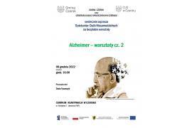 <b> CZERSK. Alzheimer - cichy złodziej pamięci - warsztaty da opiekunów, cz. II. Zaproszenie</b>