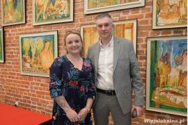 <b> CZERSK. `Śladami Mistrzów` - wystawa malarstwa Zenona Korytowskiego w sali na dworcu (ZDJĘCIA, WIDEO) </b>