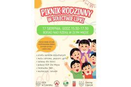 <b> GM. CZERSK. Wyjątkowy Piknik Rodzinny w Złym Mięsie! ZAPROSZENIE (PROGRAM) </b>