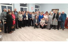 <b> GM. CZERSK. Spotkanie opłatkowe seniorów z Sołectwa Łubna (ZDJĘCIA) </b>
