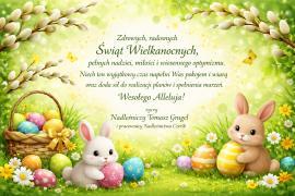 <b>ŻYCZENIA WIELKANOCNE od Nadleśnictwa Czersk </b>
